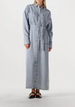 lichtblauwe aaiko maxi jurk dilien ten 549