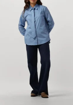 lichtblauwe access blouses d44-7003-420