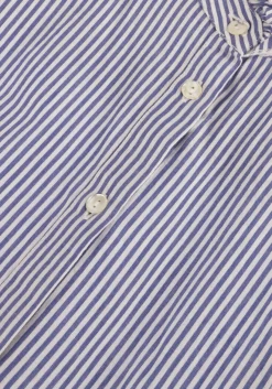 lichtblauwe antik batik mini jurk polette dress