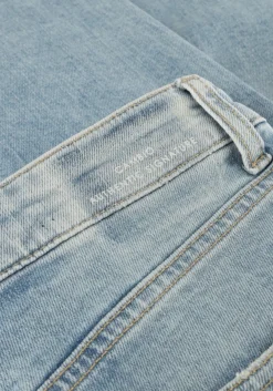 lichtblauwe cambio straight leg jeans gini