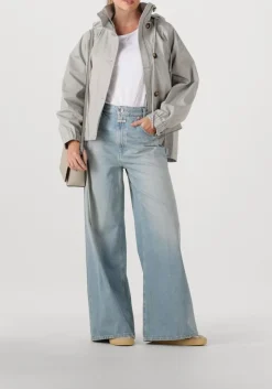 lichtblauwe closed straight leg jeans morus