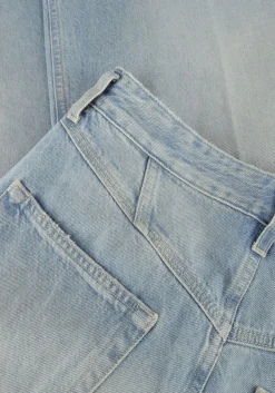 lichtblauwe closed straight leg jeans morus