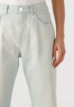 lichtblauwe closed straight leg jeans jonta