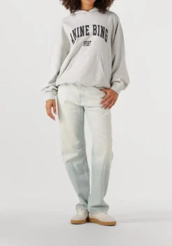 lichtblauwe closed straight leg jeans jonta