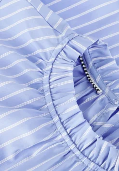 lichtblauwe co'couture blouses diviacc puff ss blouse