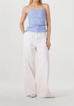 lichtblauwe co'couture top teacc stripe tube top