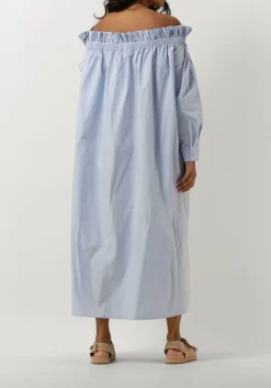 lichtblauwe copenhagen muse midi jurk cmshirley-dress