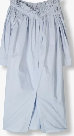 lichtblauwe copenhagen muse midi jurk cmshirley-dress