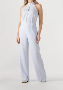 lichtblauwe dante6 top dece drapey halter top