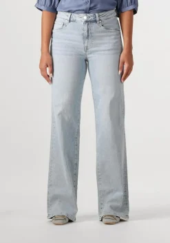 lichtblauwe dante6 wide jeans bella wide leg jeans