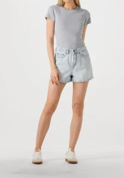 lichtblauwe drykorn shorts refer