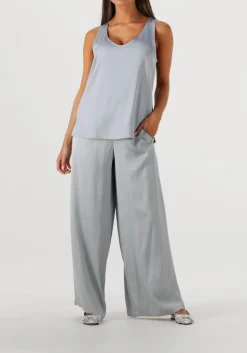 lichtblauwe drykorn top aminah