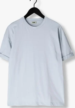 lichtblauwe drykorn t-shirt thilo 520198