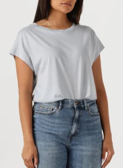 lichtblauwe drykorn t-shirt vanope