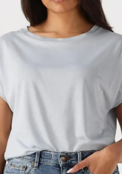 lichtblauwe drykorn t-shirt vanope