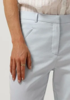 lichtblauwe fiveunits pantalon angelie split