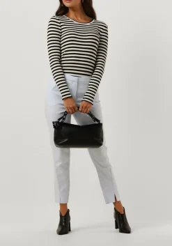 lichtblauwe fiveunits pantalon angelie split