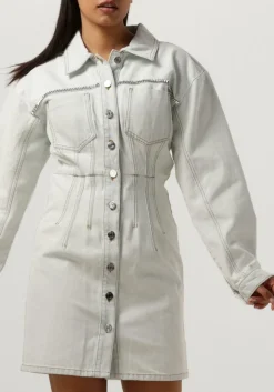 lichtblauwe gestuz mini jurk caliagz dress