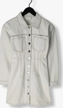 lichtblauwe gestuz mini jurk caliagz dress