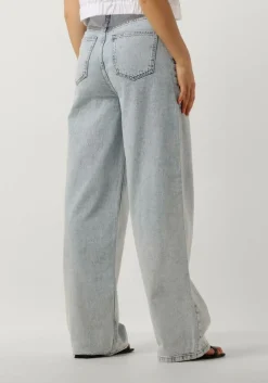 lichtblauwe gestuz wide jeans kailygz hw wide jeans