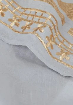 lichtblauwe greek archaic kori mini jurk 230645