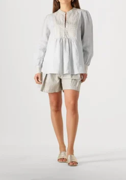 lichtblauwe greek archaic kori blouses 440645