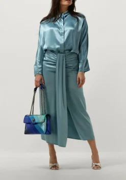 lichtblauwe greek archaic kori blouses 150072