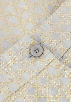 lichtblauwe greek archaic kori korte broek 310403