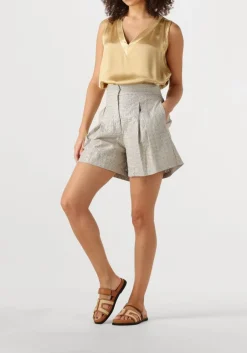 lichtblauwe greek archaic kori korte broek 310403