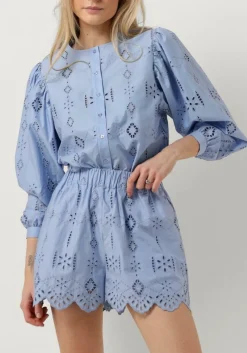 lichtblauwe ibana blouses telina