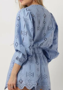 lichtblauwe ibana blouses telina