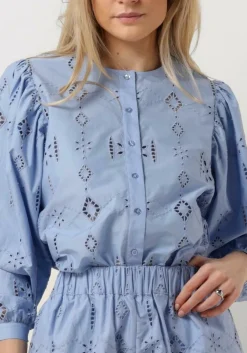 lichtblauwe ibana blouses telina