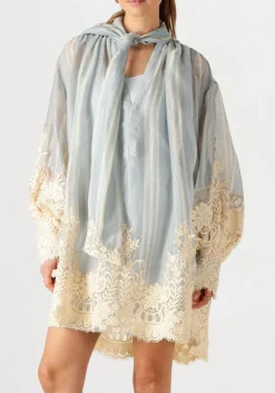 lichtblauwe ibana mini jurk divina