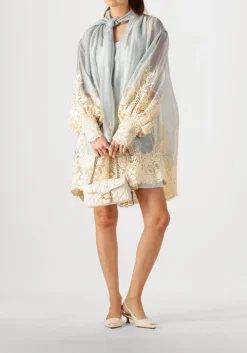 lichtblauwe ibana mini jurk divina