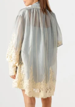 lichtblauwe ibana mini jurk divina