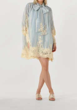 lichtblauwe ibana mini jurk divina