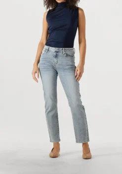 lichtblauwe janice slim fit jeans cooper