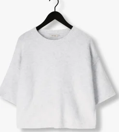 lichtblauwe knit-ted trui megan