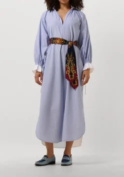 lichtblauwe mes demoiselles maxi jurk wiki