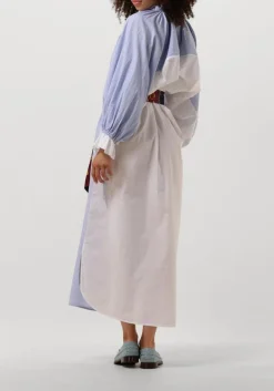 lichtblauwe mes demoiselles maxi jurk wiki