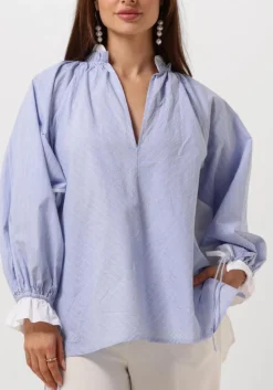 lichtblauwe mes demoiselles blouses wally