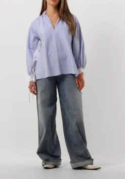 lichtblauwe mes demoiselles blouses wally