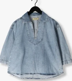 lichtblauwe mos mosh blouses merla