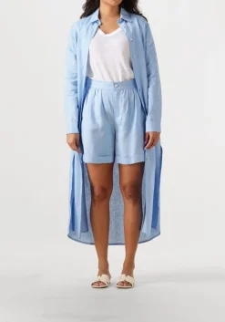 lichtblauwe resort finest korte broek bermuda