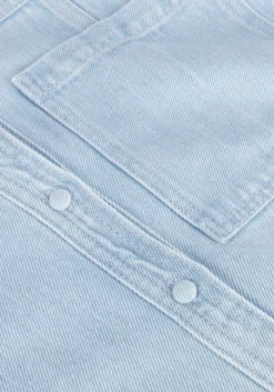lichtblauwe second female blouses irvin denim shirt