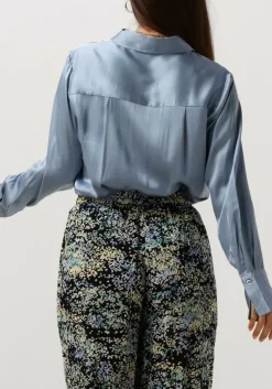 lichtblauwe second female blouses galla classic shirt