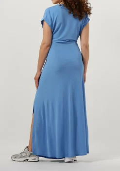 lichtblauwe second female maxi jurk arezzo dress