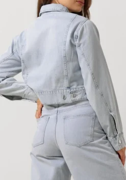 lichtblauwe second female spijkerjas fira jacket