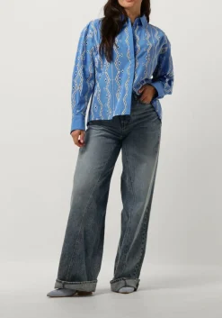 lichtblauwe suncoo blouses lydia