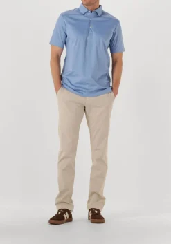 lichtblauwe valenza polo supima polo schiller collar s/s